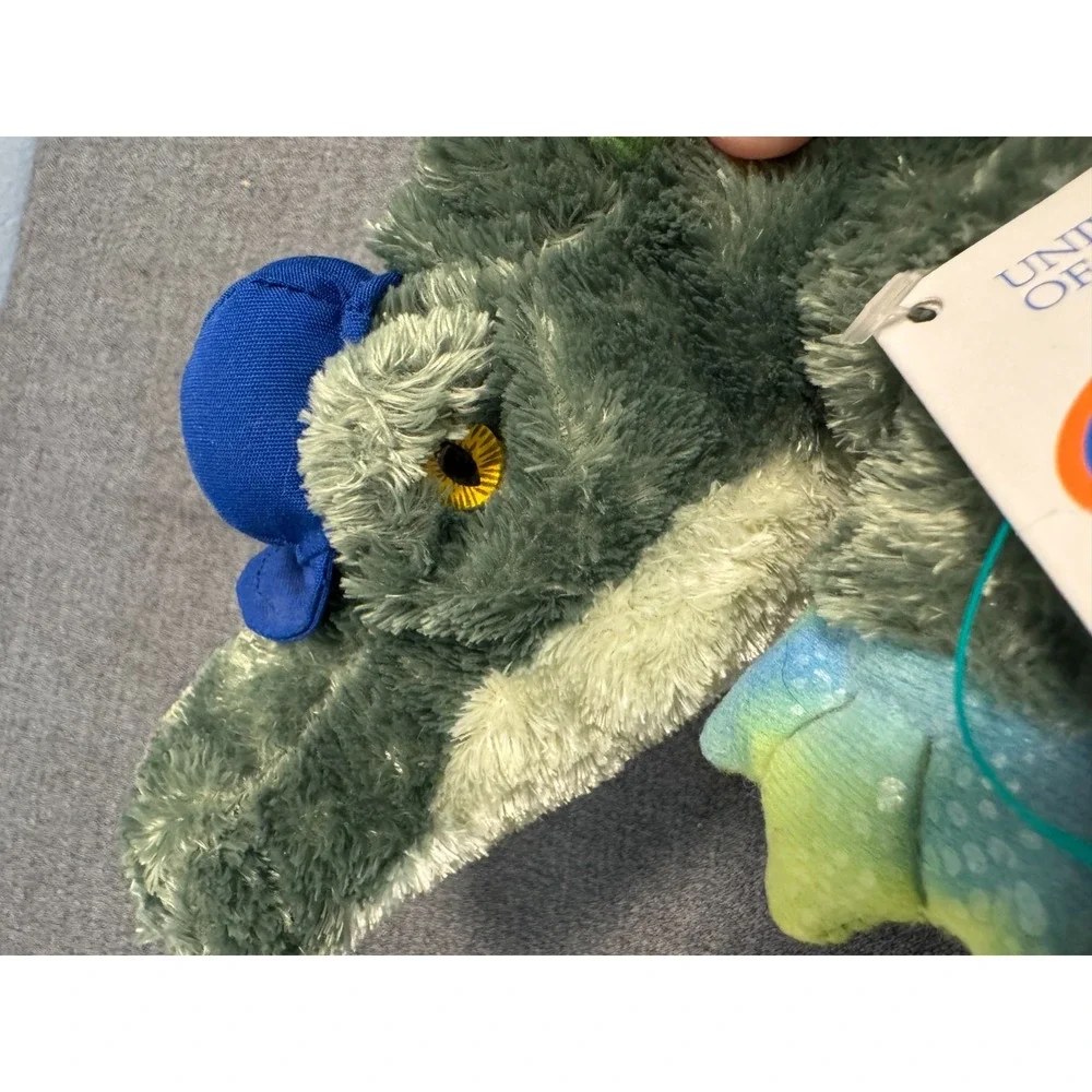 Aurora University Of Florida Gators Plush Alligator Albert Flopsie Green Toy 12